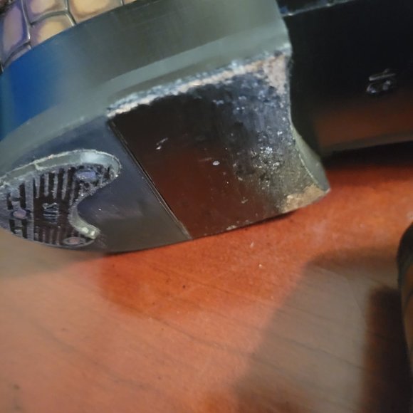 Marc Nolan Abe brown crocskin vegan size 13 - Picture 8 of 10